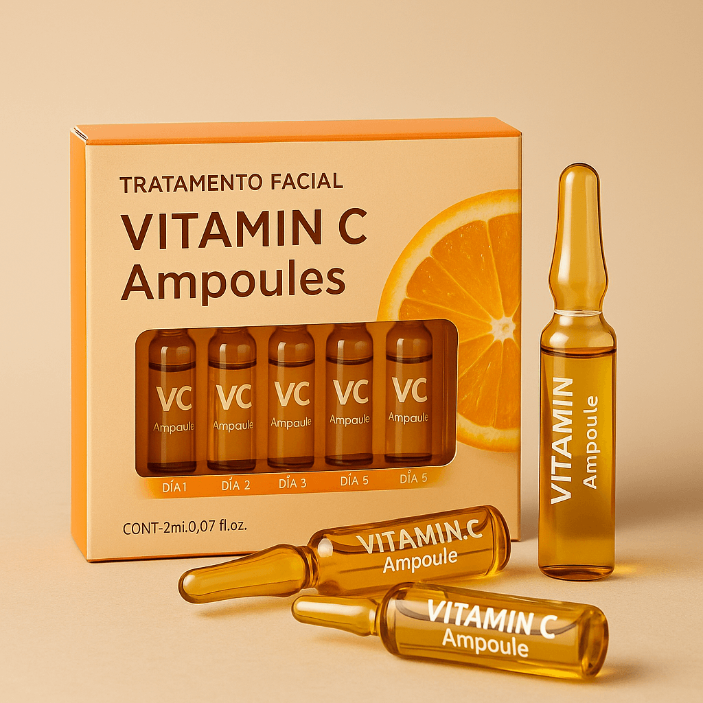  Sérum Facial de Vitamina C en Ampollas
